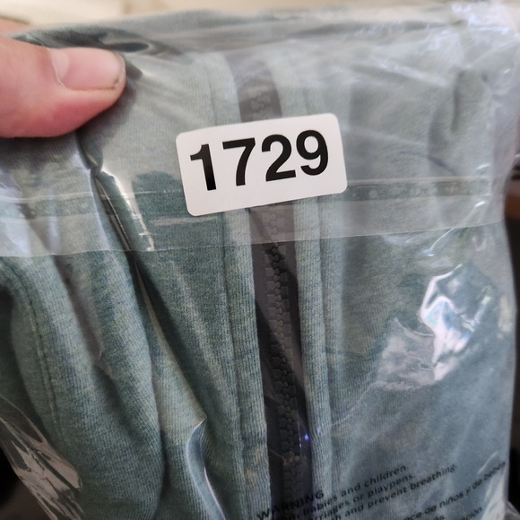 Nike Dri Fit Full Zip Training Jacket Womens size L Large Mock Neck Heathered - Picture 10 of 10